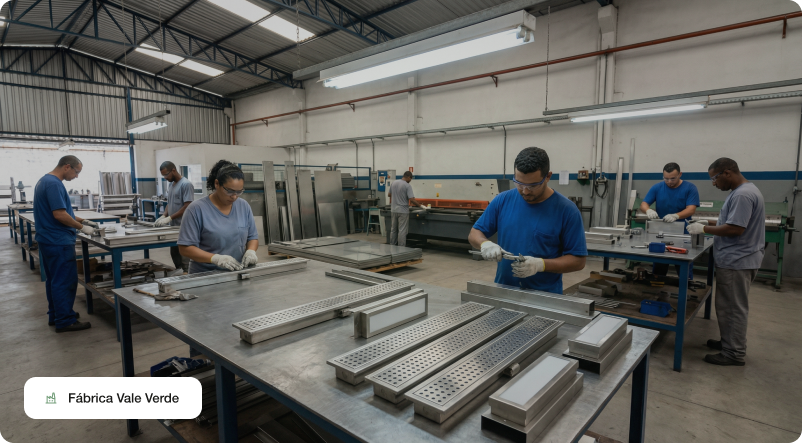 Construída dentro da obra