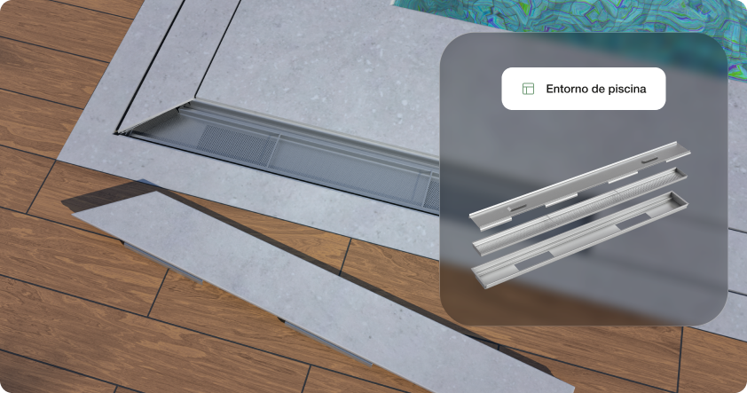 Ralo Linear para Entorno de Piscina